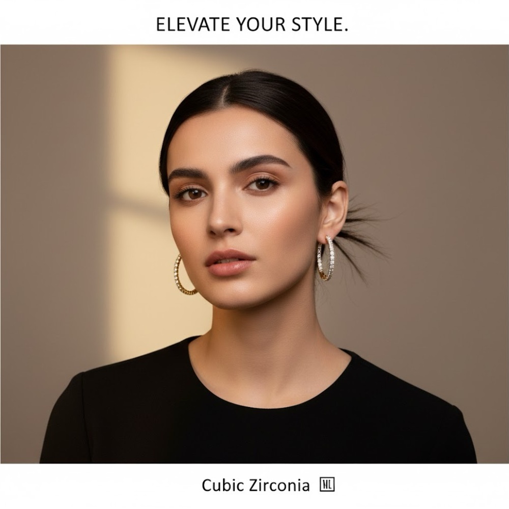 hoop earrings
